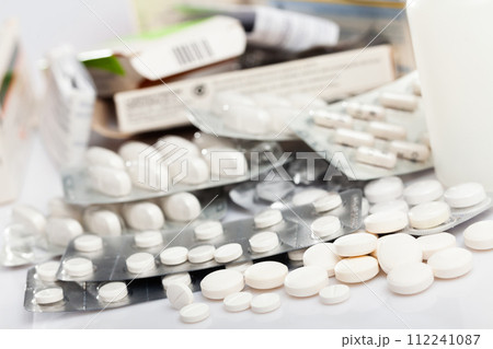 Variety of pills 112241087
