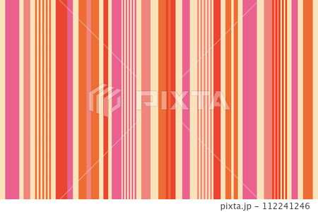 ストライプ　カラフル 112241246