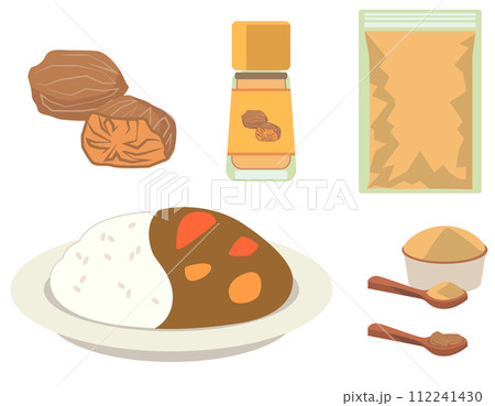 ナツメグとカレーライスセット 112241430