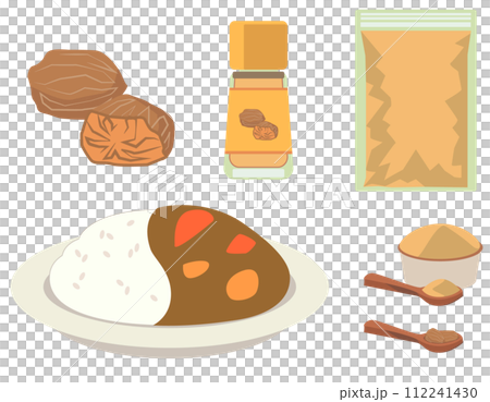 ナツメグとカレーライスセット 112241430