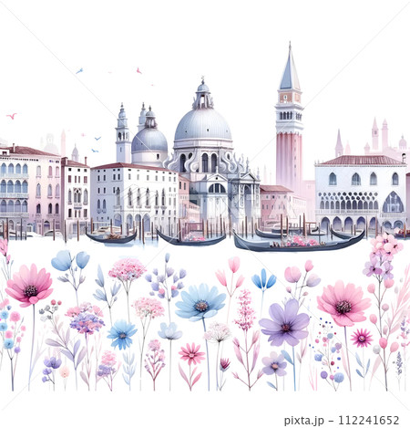 Venice city in spring 112241652