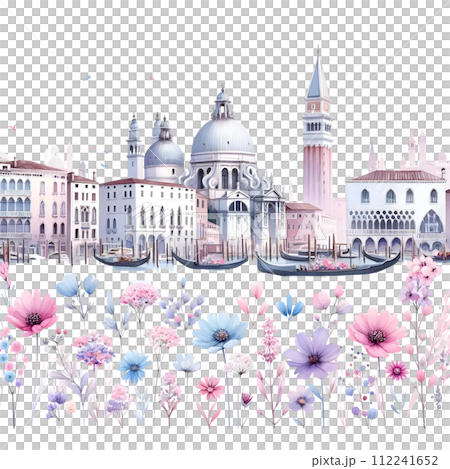 Venice city in spring 112241652