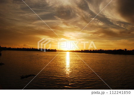 Tropical sea beach in summer time on sunny day. Golden sand beach sea peaceful scenery on the beach. Travel vacation seaside outdoor. Ocean island beautiful dramatic landscape. Sunny seascape scene. Tropical sea beach in summer time on sunny day. Golden sand beach sea peaceful scenery on the beach. Travel vacation seaside outdoor. Ocean island beautiful dramatic landscape. Sunny seascape scene. 112241850