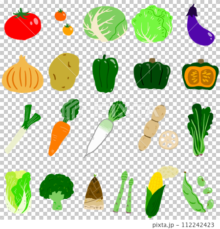 各種蔬菜插圖集1 各種蔬菜插圖集1 112242423
