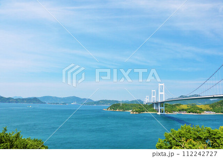 愛媛県　青空のしまなみ海道 112242727