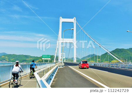 愛媛県　青空のしまなみ海道 112242729