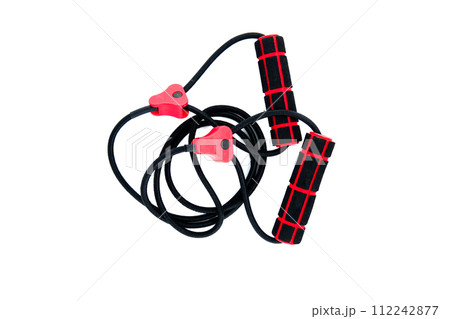 Resistance band isolated on a white background Resistance band isolated on a white background 112242877