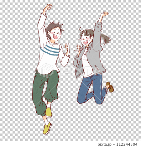 男子と女子・ジャンプ 男子と女子・ジャンプ 112244504