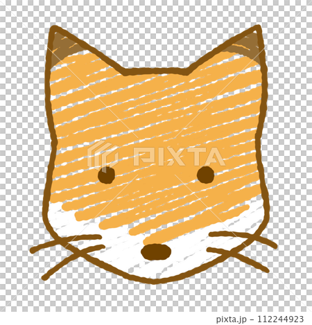 simple fox illustration simple fox illustration 112244923