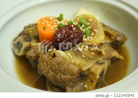 Korea food. Braised Short Ribs galbijjim Korea food. Braised Short Ribs galbijjim 112245045