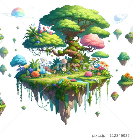Spring floating garden 112246025