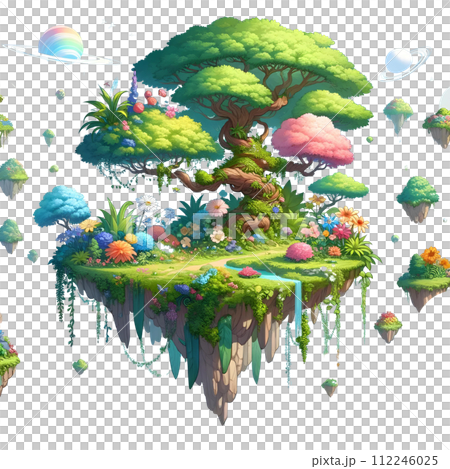 Spring floating garden 112246025