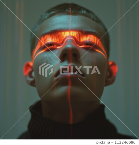 digital identification portrait of people 112246096