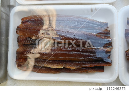Korea traditional food. Half-dried Saury Korea traditional food. Half-dried Saury 112246273