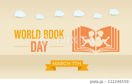 World Book Day celebrated every year of April 23, Vector banner, flyer, poster and social medial template design. World Book Day celebrated every year of April 23, Vector banner, flyer, poster and social medial template design. 112246550
