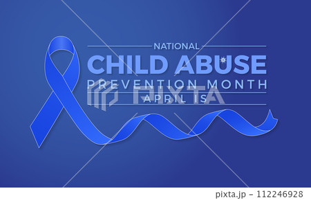 National Child Abuse Prevention Month Observed every year of April, Vector banner, flyer, poster and social medial template design. National Child Abuse Prevention Month Observed every year of April, Vector banner, flyer, poster and social medial template design. 112246928