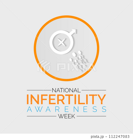 National Infertility Awareness Week Observed every year of April 21th-27th, Vector banner, flyer, poster and social medial template design. 112247083