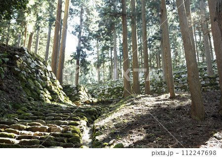 七尾城の石垣 七尾城の石垣 112247698