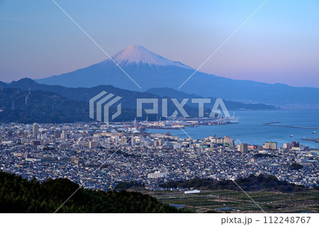日本平と富士山 日本平と富士山 112248767