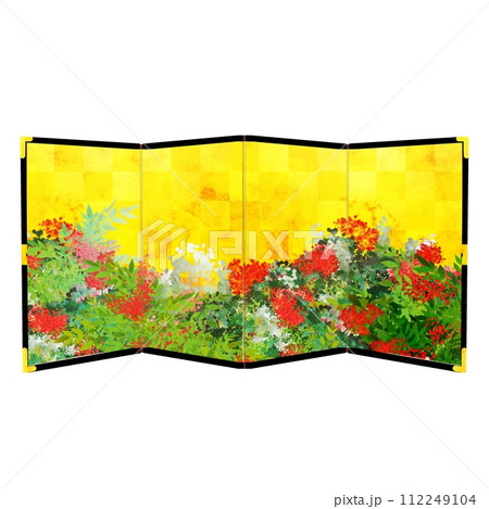 南天の金屏風 112249104