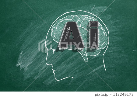 Artificial Intelligence concept. 112249175