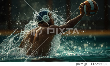 水球の選手 112249990