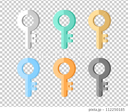 Pastel color key illustration material 2_front_simple Pastel color key illustration material 2_front_simple 112250185