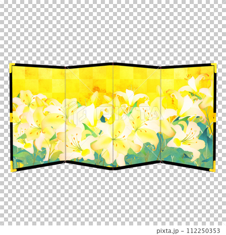 百合金屏風 112250353