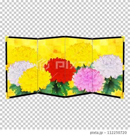 菊花金屏風 112250720