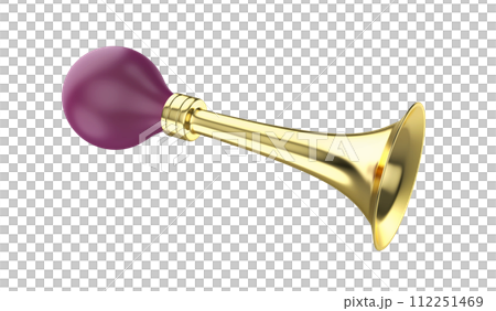 Golden bicycle bulb horn 112251469