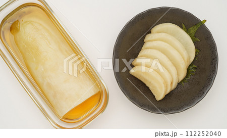 大根の漬け物・醤油漬け イメージ 大根の漬け物・醤油漬け イメージ 112252040