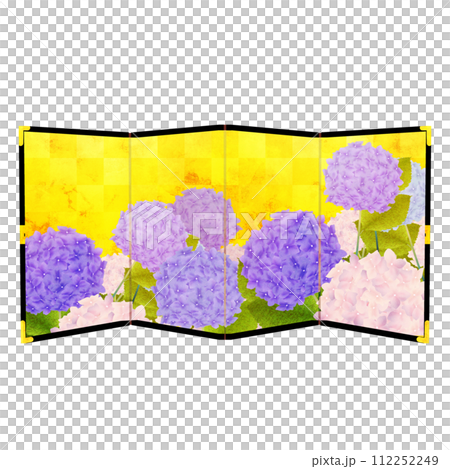 繡球金屏風 112252249