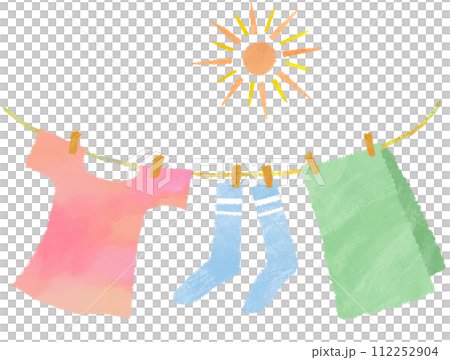 洗淨，懸掛晾乾，在陽光下晾乾 112252904