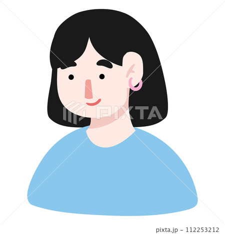 child with a smile cute illustration child with a smile cute illustration 112253212
