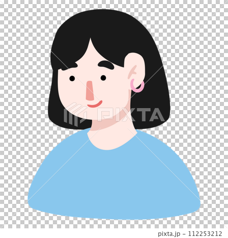 child with a smile cute illustration child with a smile cute illustration 112253212