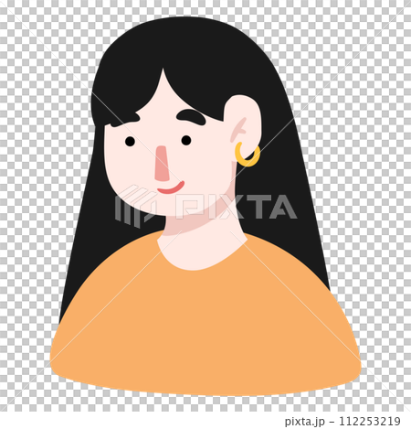 child with a smile cute illustration 112253219