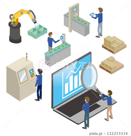 製造工場の見える化イメージ 112253314