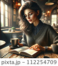 読書をする女性の午後 112254709