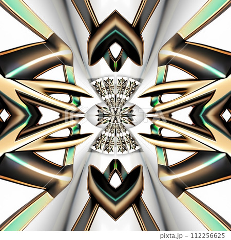 3D render of metallic seamless pattern background tile 3D render of metallic seamless pattern background tile 112256625