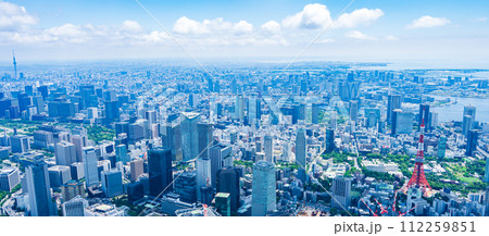 東京 都心部 空撮写真 東京 都心部 空撮写真 112259851