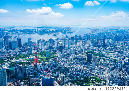 東京 都心部 空撮写真 112259852