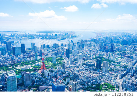 東京 都心部 空撮写真 112259853