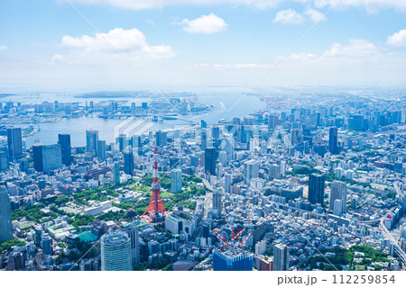 東京 都心部 空撮写真 112259854
