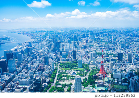 東京 都心部 空撮写真 112259862
