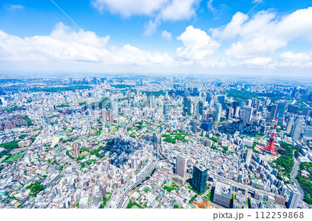 東京 都心部 空撮写真 112259868