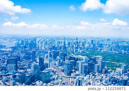 東京 都心部 空撮写真 112259871