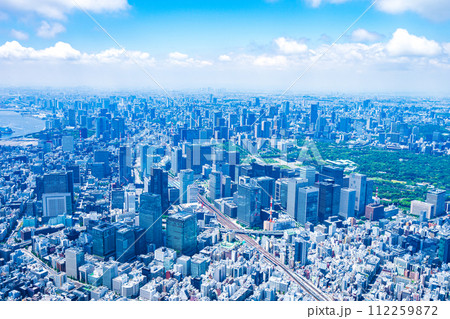 東京 都心部 空撮写真 112259872