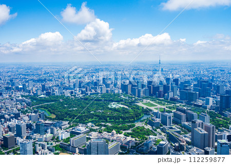 東京 都心部 空撮写真 112259877