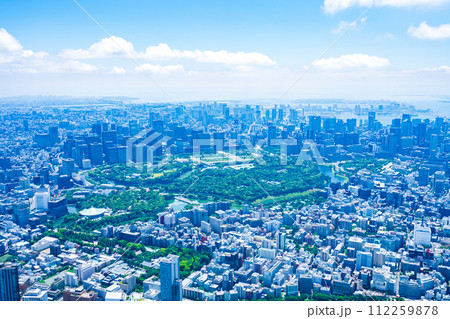 東京 都心部 空撮写真 東京 都心部 空撮写真 112259878