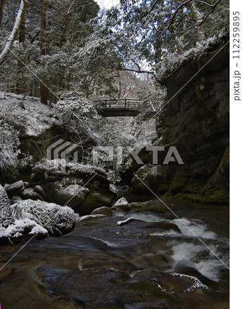 剣龍峡雪景色 剣龍峡雪景色 112259895